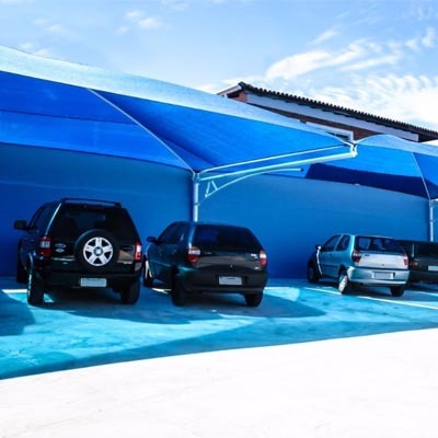 Toldo para garagem de carros da Toldos Noite & Dia